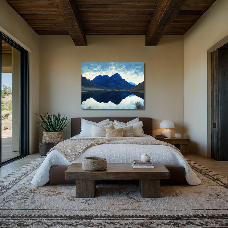Mountain Mirror Canvas Print